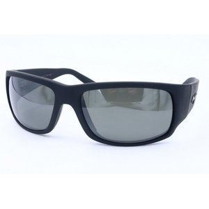 Maui Jim World Cup MJ 266-02MR Wrap Black Rubber Polarized Sunglasses Gray (B)